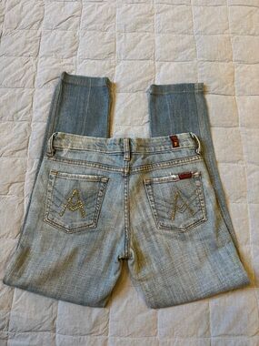 7 For All Mankind Light Blue Skinny Jeans